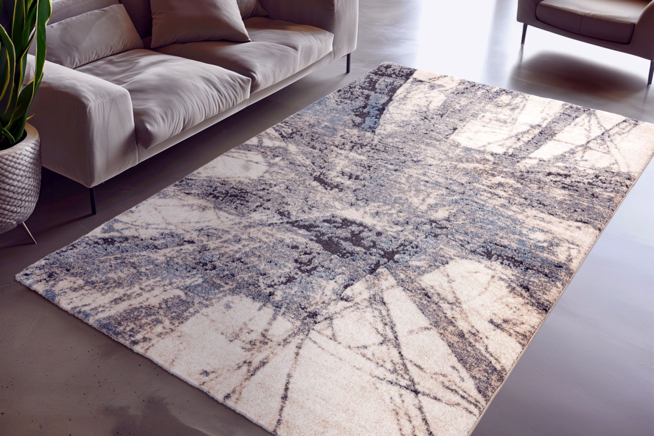 Covor Bologna Albastru 60x110 cm - 2 | YEO