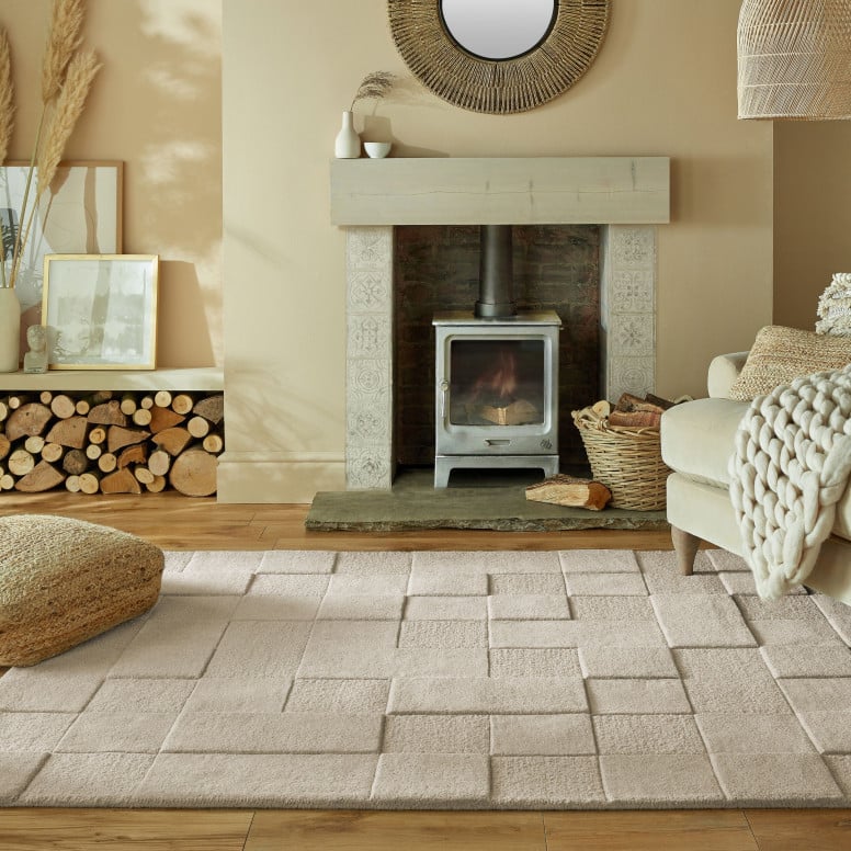 Covor Checkerboard Natural 120X170 cm, Flair Rugs - 4 | YEO