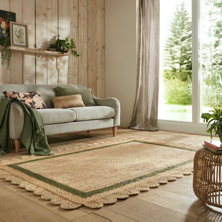 Covor Grace Natural/Verde 120X170 cm, Flair Rugs