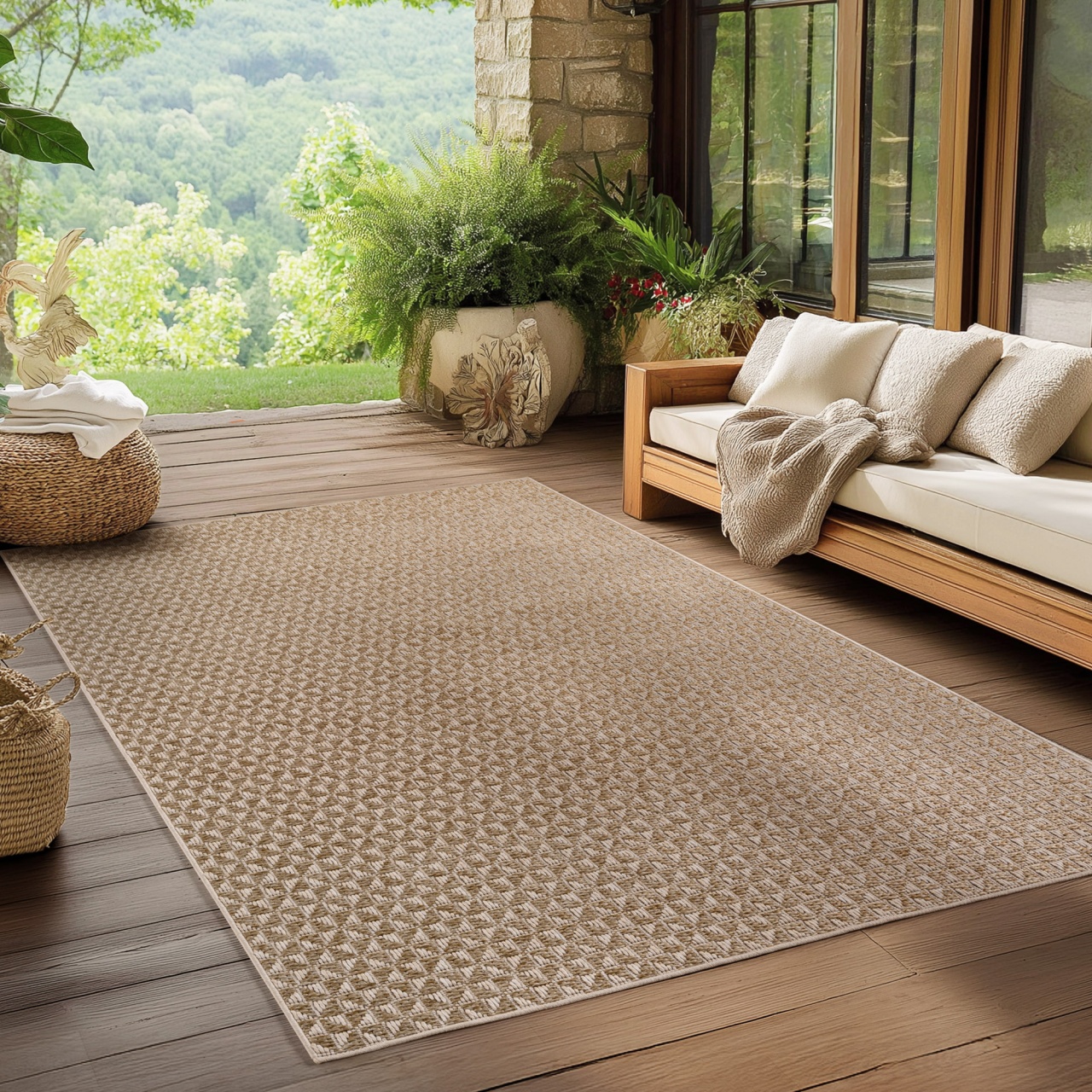 Covor Ibiza V3 Bej 160x230 cm - 1 | YEO