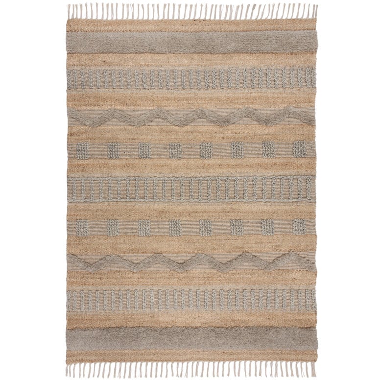 Covor Medina Jute Natural/Gri 160X230 cm, Flair Rugs - 1 | YEO