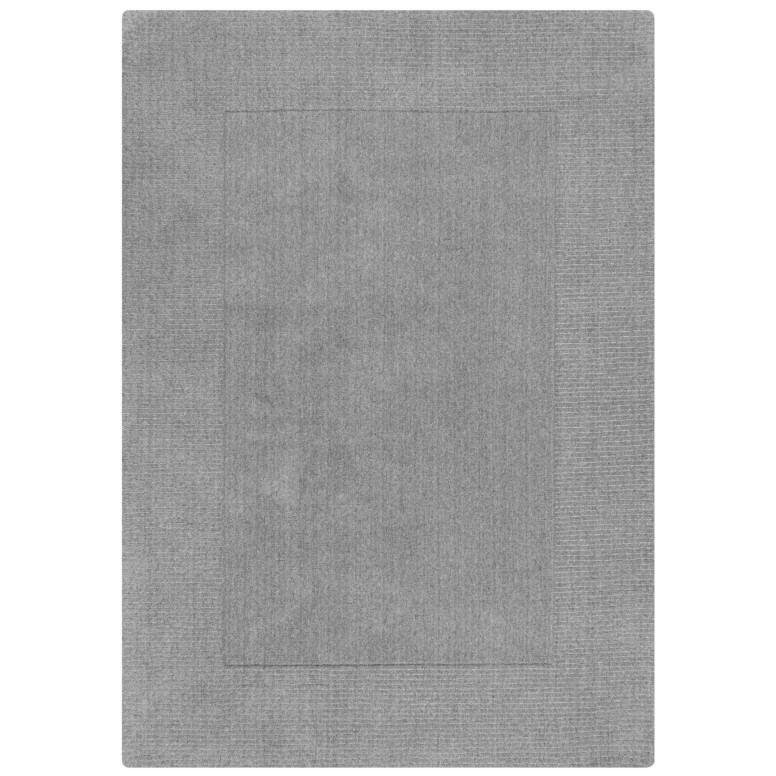 Covor Textured Wool Border GREY MARL 160X230 cm, Flair Rugs - 1 | YEO