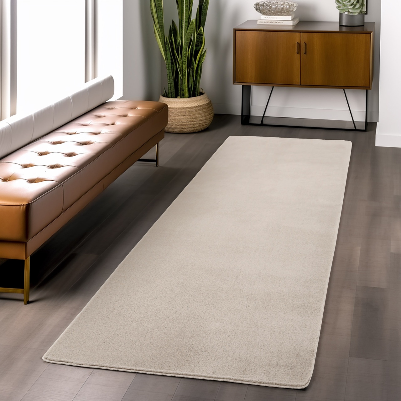 Covor traversa Joy Crem 80x250 cm - 1 | YEO