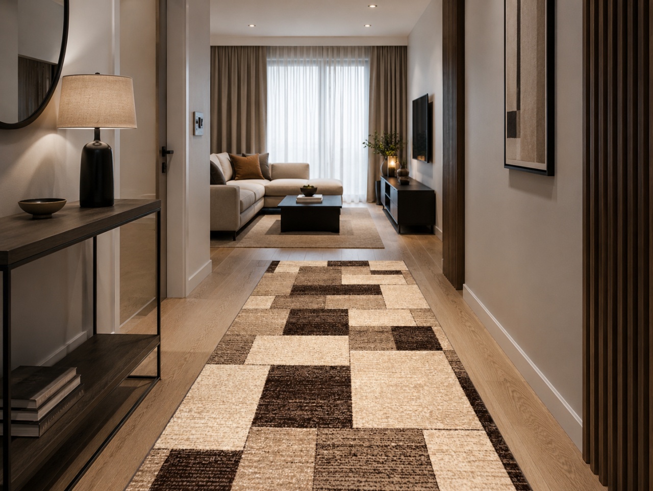 Covor Traversa, Mira, Crem, 120x600 cm, Delta Mira 24143 140