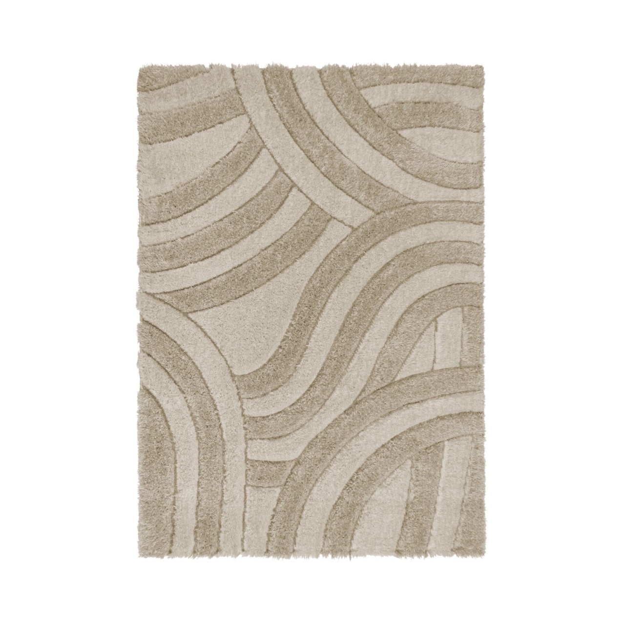 Covor Velvet Carved Natural 200x290 cm, Flair Rugs