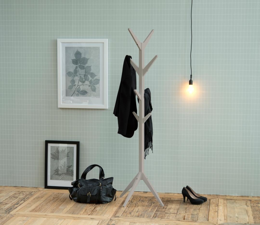 Cuier Ascot, Gri, 178x42x42 cm