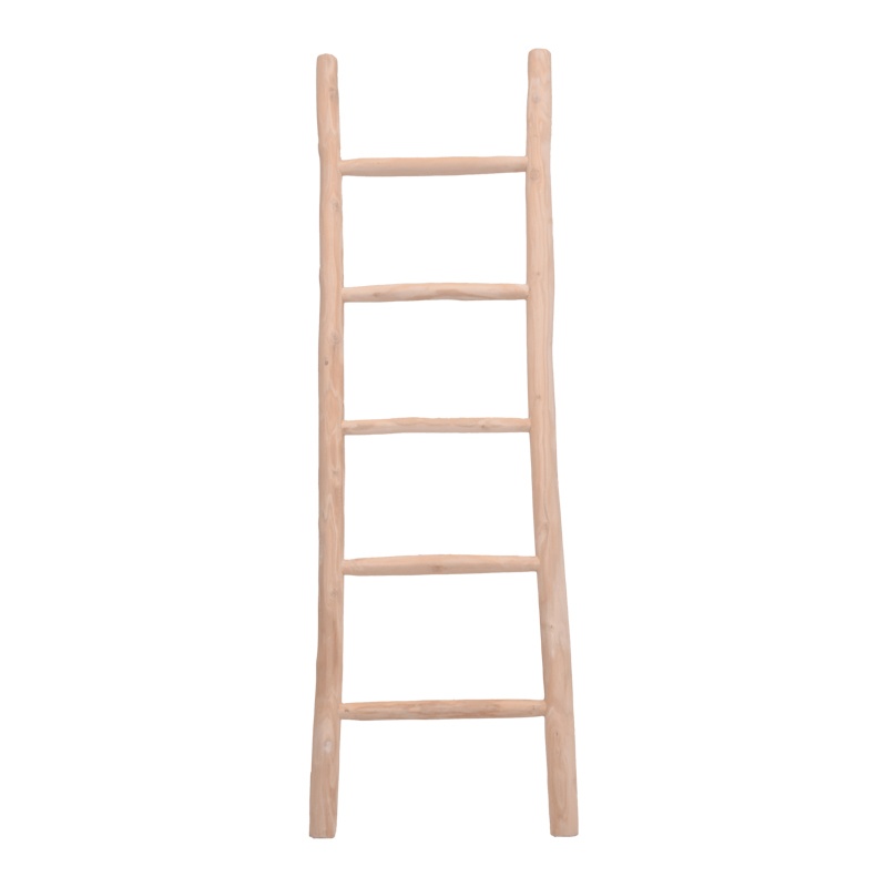 Cuier prosoape tip scara Ladder Boho Pako World Natural 50x6x160 cm