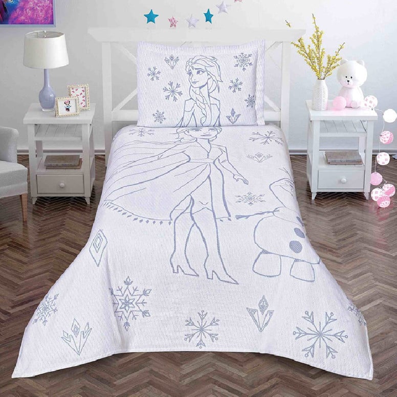 TAC Cuvertura Copii Frozen Snowflake 180x240 cm