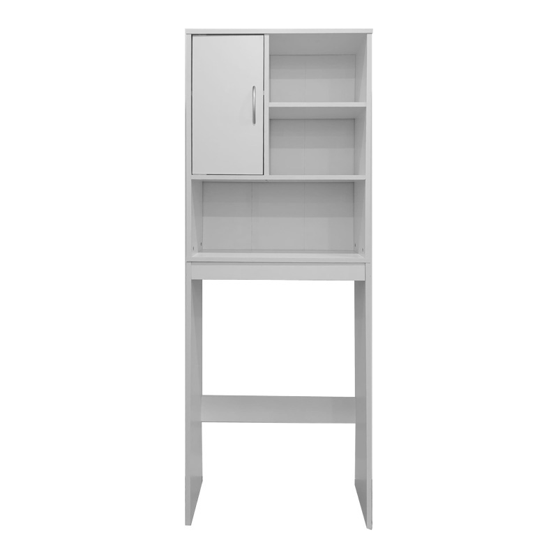 Dulap baie masina de spalat Tazien Alb 60x24x168.5 cm - 2 | YEO
