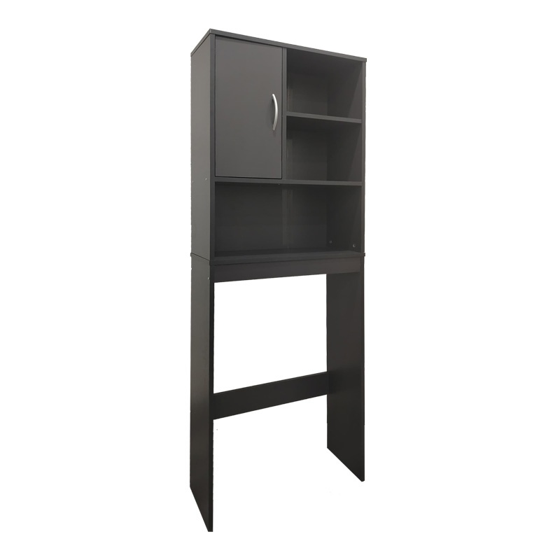 Dulap baie masina de spalat Tazien Gri inchis 60x24x168.5 cm
