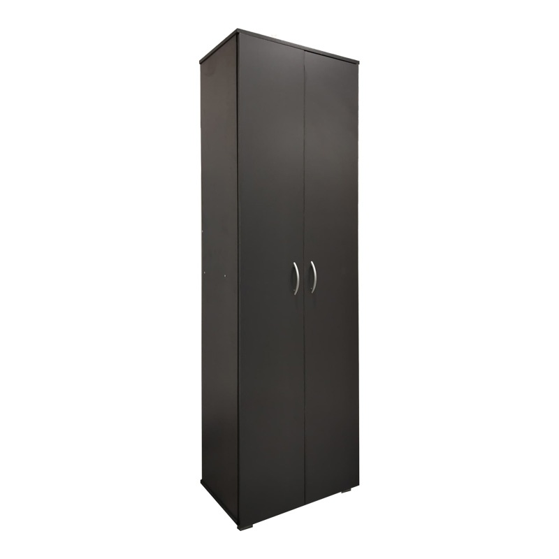 Dulap cu 2 usi Racka Gri inchis 58x34x186 cm