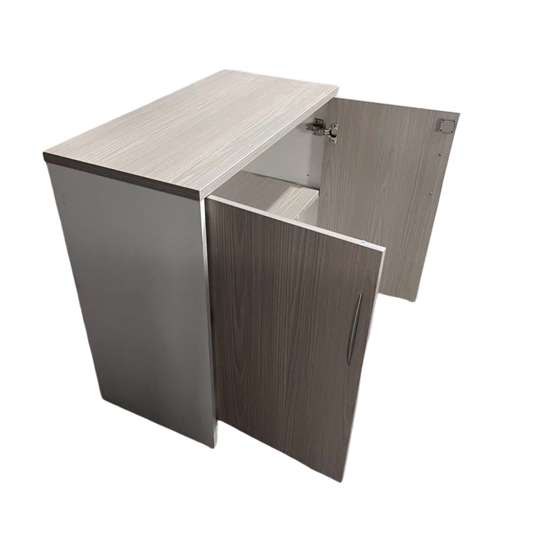 Dulap de birou Armadi, Pako World, Alb-Sonoma, 80x40x80 cm - 3 | YEO