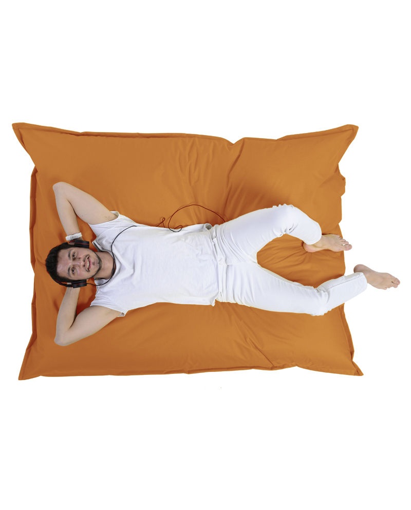 Fotoliu puf de gradina Giant Cushion Portocaliu 180x140x30 cm - 1 | YEO