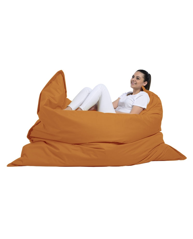 Fotoliu puf de gradina Giant Cushion Portocaliu 180x140x30 cm - 3 | YEO