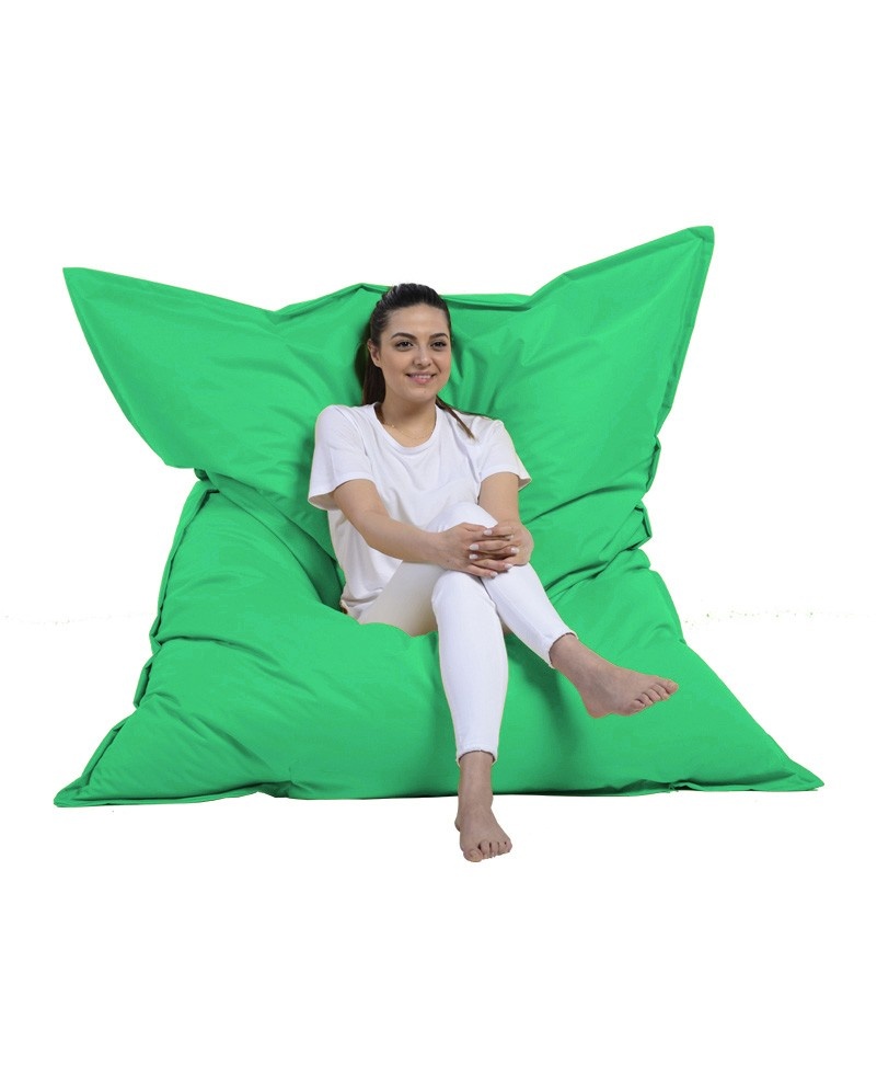 Fotoliu puf de gradina Giant Cushion Verde 180x140x30 cm