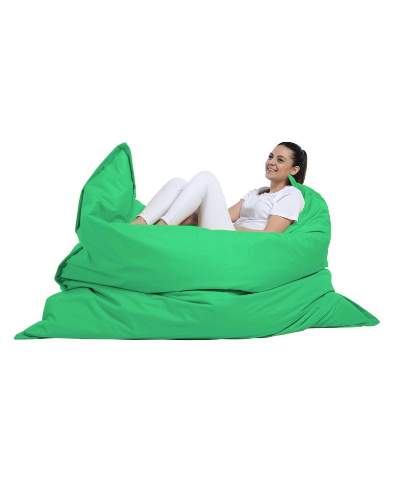 Fotoliu puf de gradina Giant Cushion Verde 180x140x30 cm - 1 | YEO