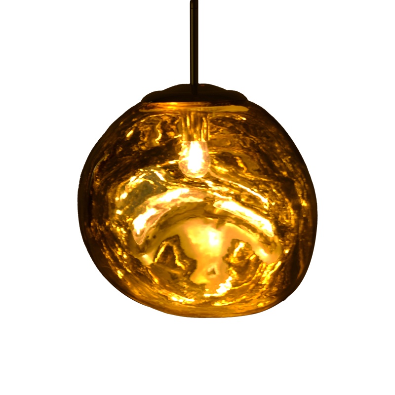 Lampa Gloine, Pako World, E27, Auriu, 28x28x60 cm