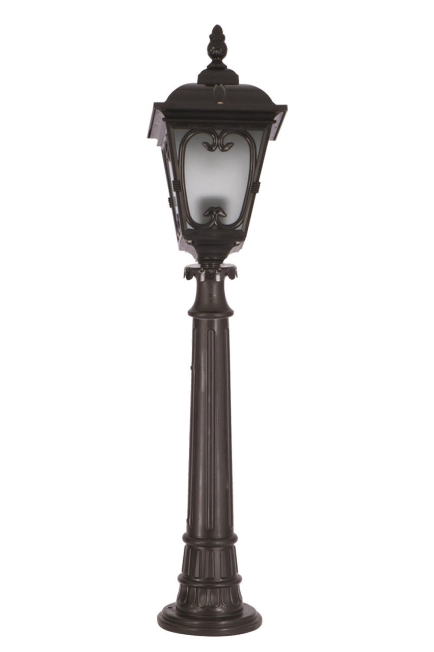 Lampadar de exterior 68181 Negru 100x20 cm