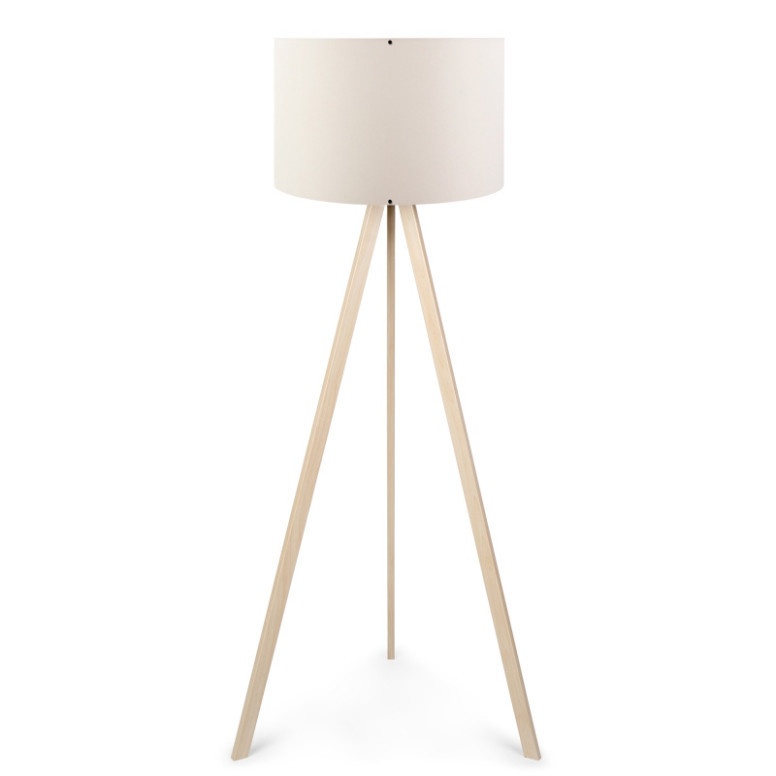 Lampadar PWL-1060, E27 natural-crem, 38x140 cm