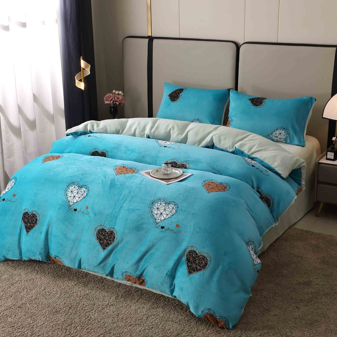 Lenjerie Blue Love 4 Piese (Cocolino)