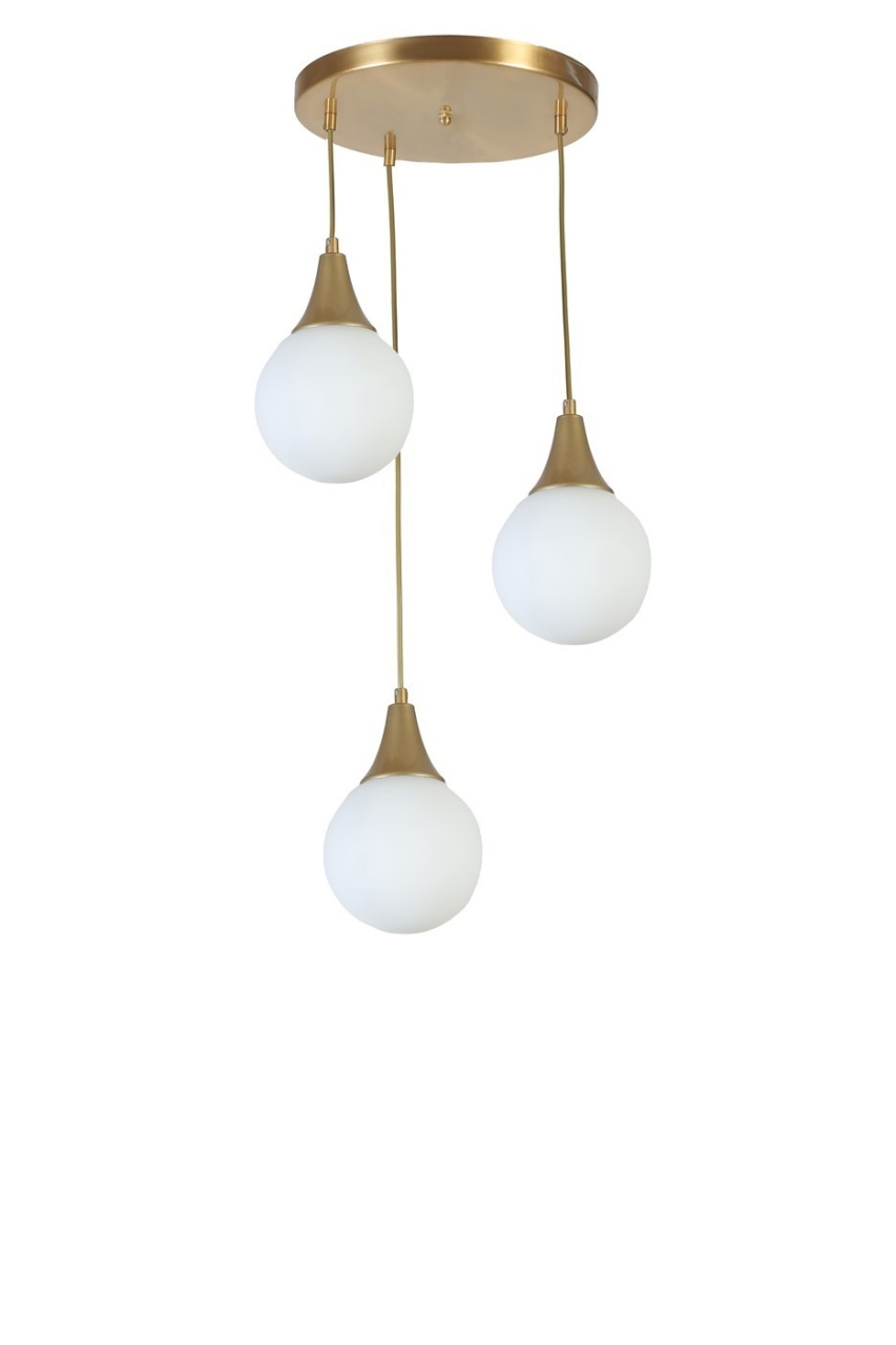 Lustra Afra Alb 30x30x70 cm - 2 | YEO
