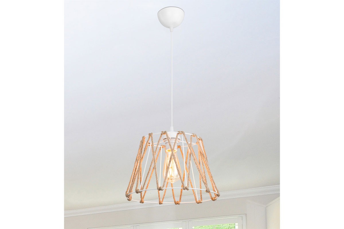 Lustra, Pako Word, PWL-1160, E27, Alb, 30 x 54 cm - 2 | YEO