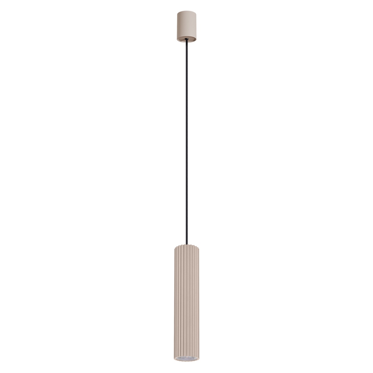 Lustra suspendata LED Ivar 1 Taupe 4000K 6.4x6.4x200 cm