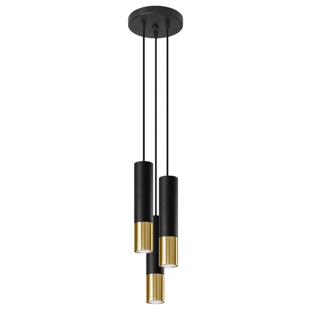 Lustra suspendata Loopez Auriu 20x20x90 cm