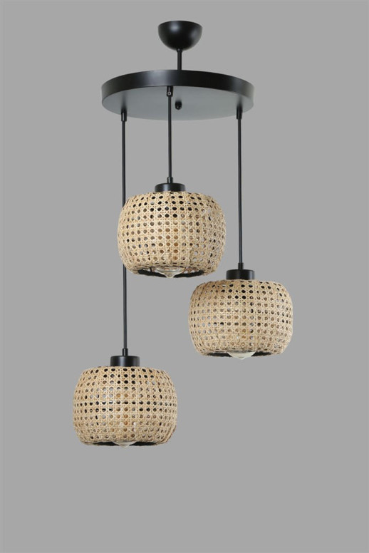 Lustra Tiger - 8575-3 Rattan - 2 | YEO