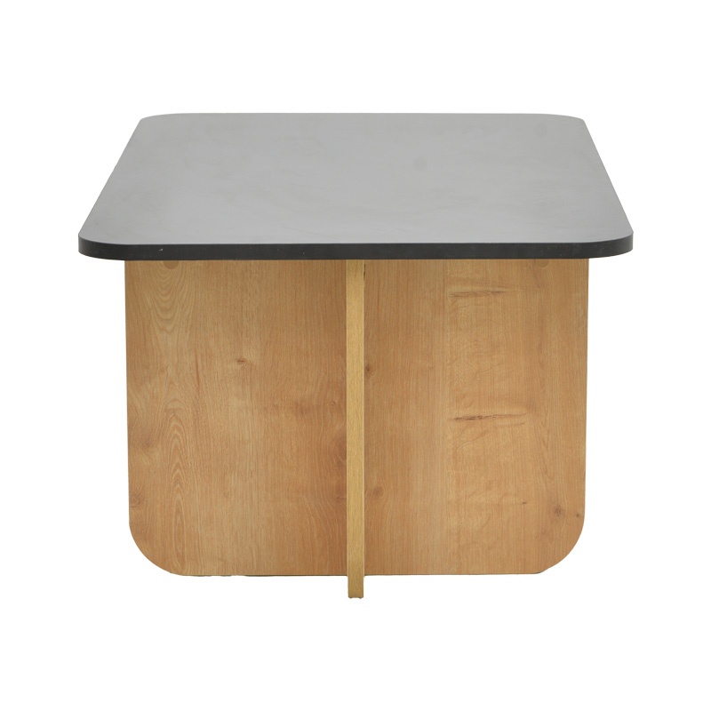 Masa Beca, Pako World, Stejar-Negru, 100x60x42 cm - 2 | YEO