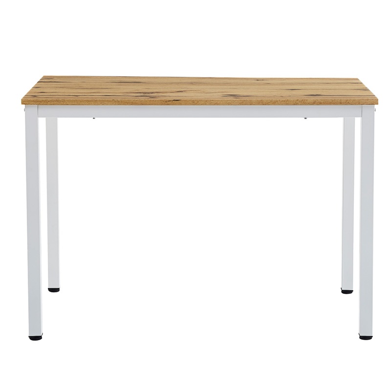 Masa dining Witte, Pako World, MDF, Sonoma cu picioare albe, 110x70x76 cm - 2 | YEO