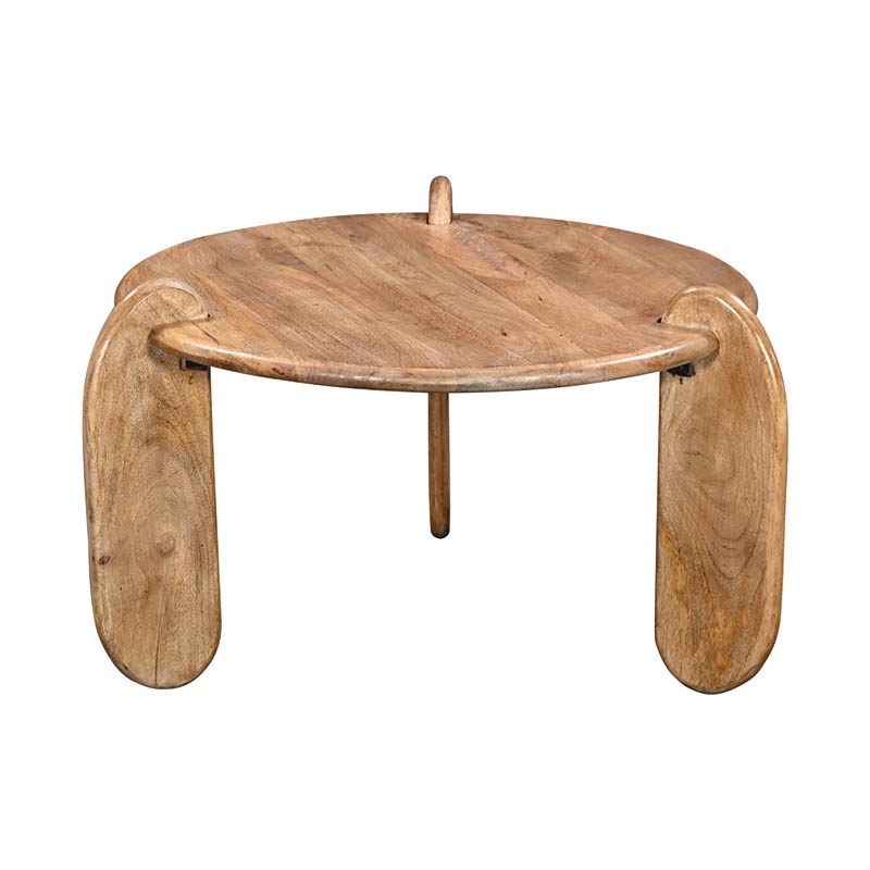 Masuta de cafea Earten boho Natural 80x80x40 cm - 2 | YEO