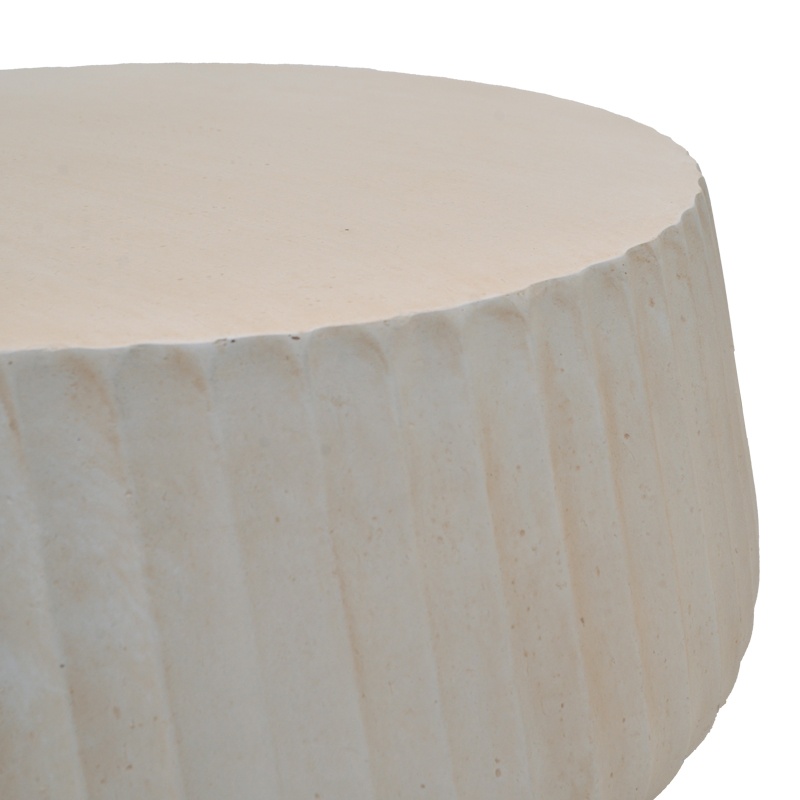 Masuta de cafea, Rongo, Pako, Crem 80x80x41 cm - 3