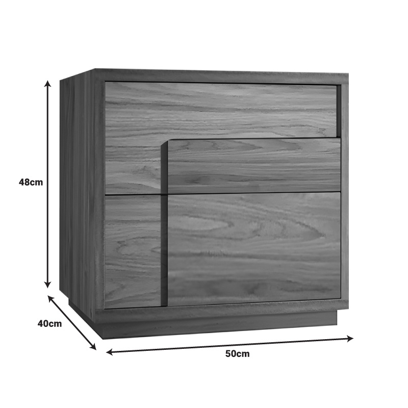 Noptiera Inget, Pako World, Nuc, MDF, 50x40x48 cm
