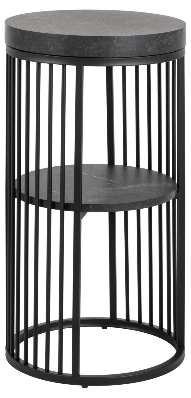Noptiera Strington, Negru, 65x35x35 cm - Imagine 3