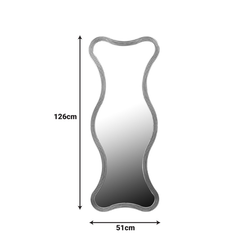 Oglinda Boulen Auriu 51x2x126 cm