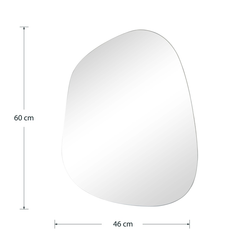 Oglinda Irregular Pako World Reflectiva 46x1x60 cm