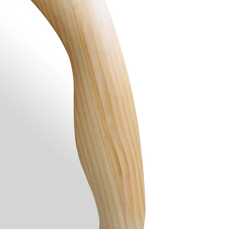 Oglinda ovala Enola, Pako World, Natural, 54x2.5x80 cm