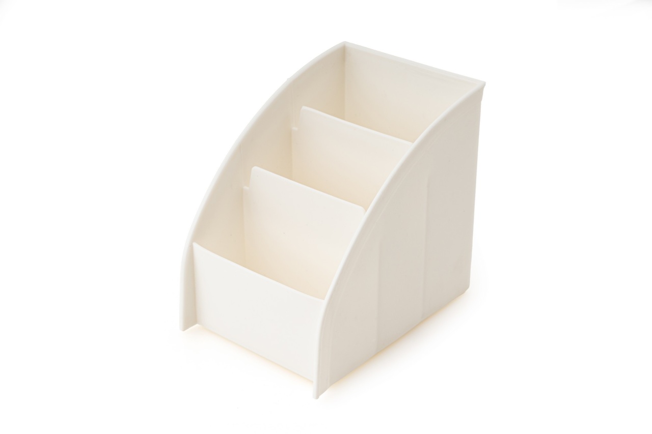 Organizator de machiaj LV202 Alb 9x12x13 cm