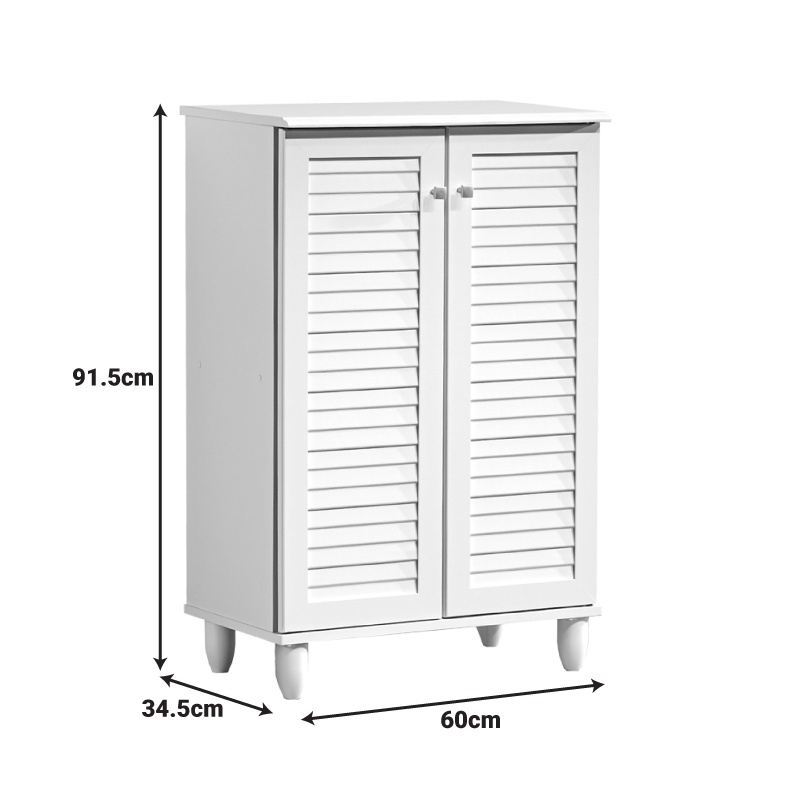 Pantofar, Santo, Alb, 60x34.5x91.5 cm - 5