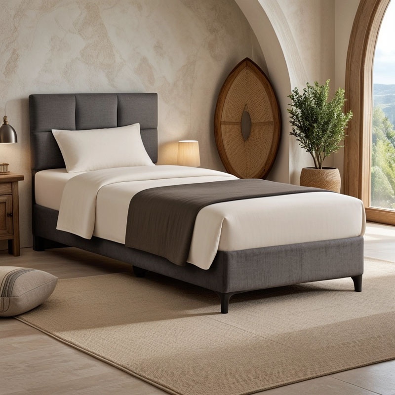 Pat textil Melei, Pako World, Antracit, 90x200 cm - 1 | YEO
