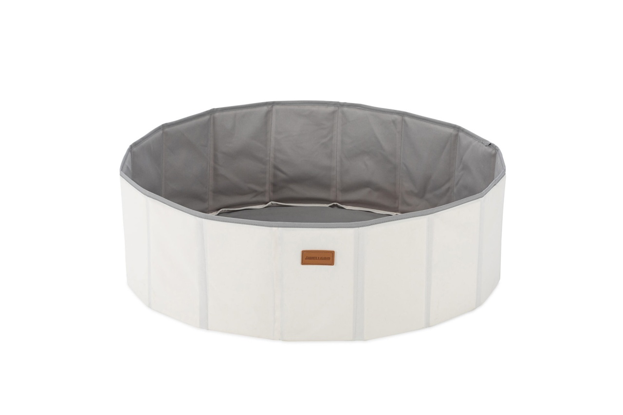 Piscina de bile pliabila (fara bile) Ball Pit Ecru 80x80x26 cm