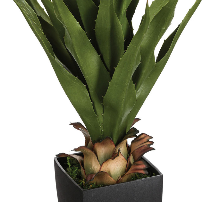 Planta artificiala in ghiveci Green 13 19730 Negru/Verde 56x54x71cm