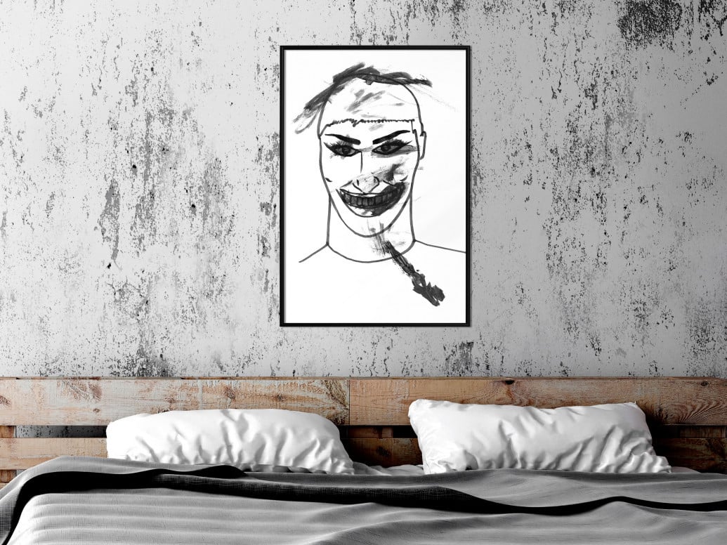 Poster - Scary Clown, cu Ramă neagră, 40x60 cm - 1 | YEO