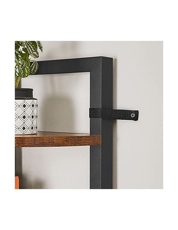 Raft de colt, Vasagle, LLS803B01, Maro Rustic, 30 x 30 x 150 cm