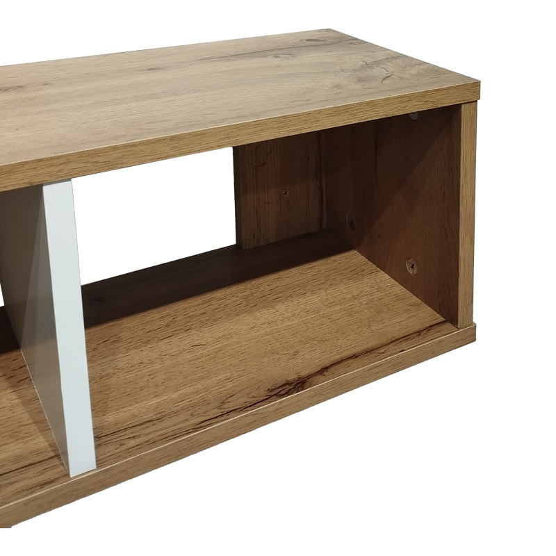Raft de perete Flevior, Pako World, Alb-Sonoma, 90x22x25 cm - 1 | YEO