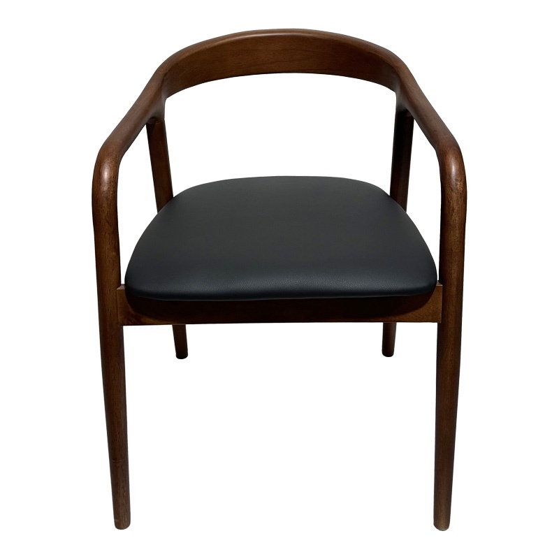 Scaun cu brate Hogie Maro inchis 61x60x76 cm - 4 | YEO