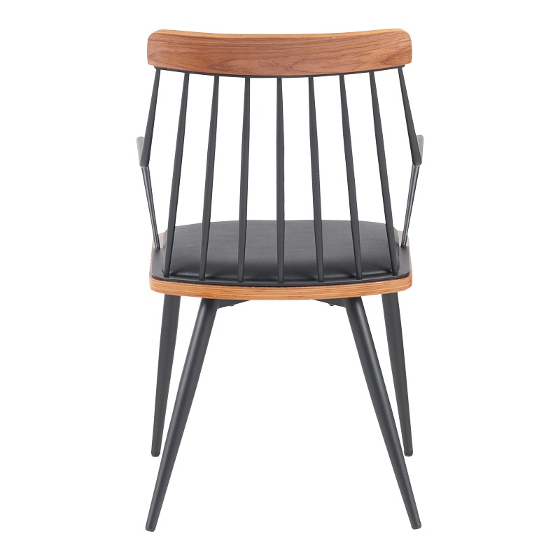 Scaun cu brate Posse Negru 52x59x83 cm - 4 | YEO