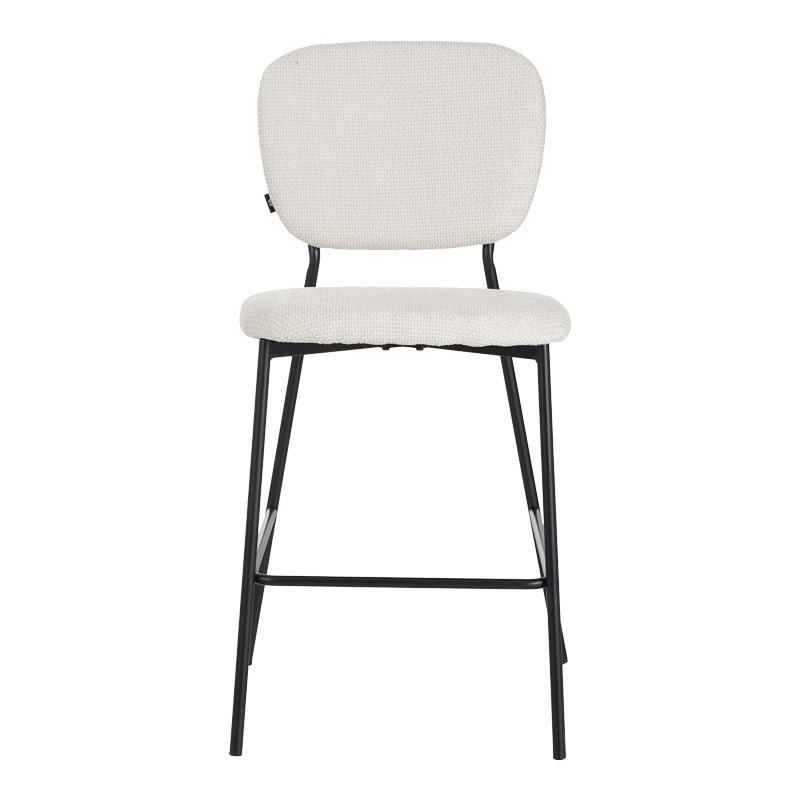 Scaun de bar Cathair, Pako World, Bej, 48x54x100 cm - 3 | YEO
