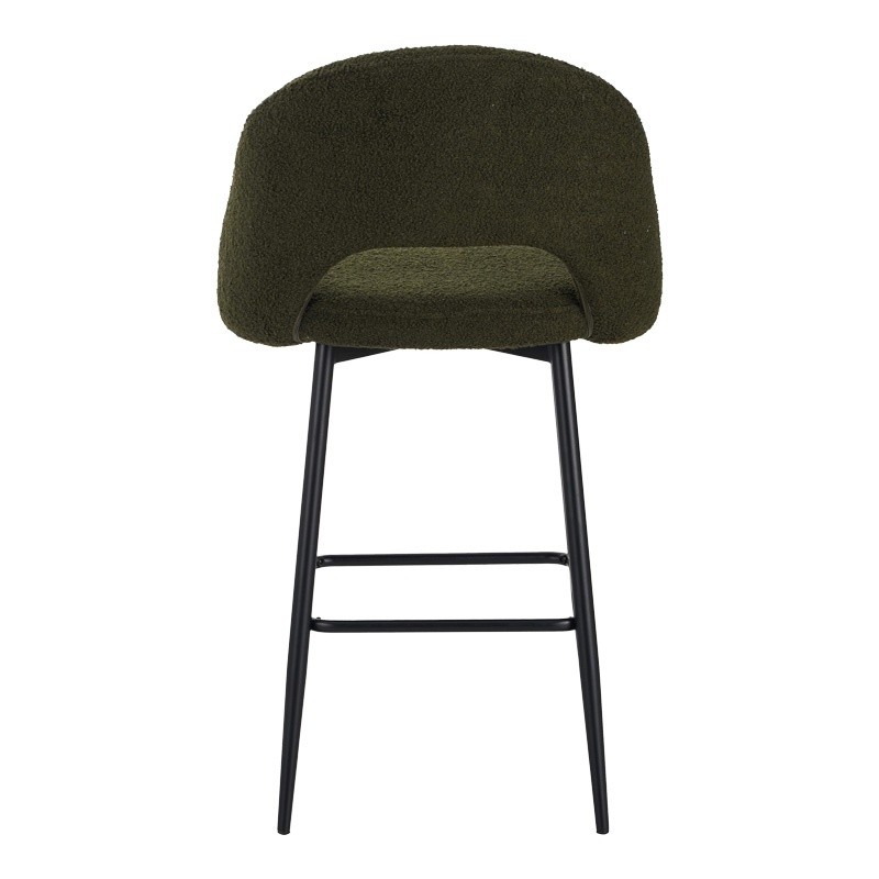 Scaun de bar Masebo, Pako World, Verde, 48x52x97 cm - 4 | YEO